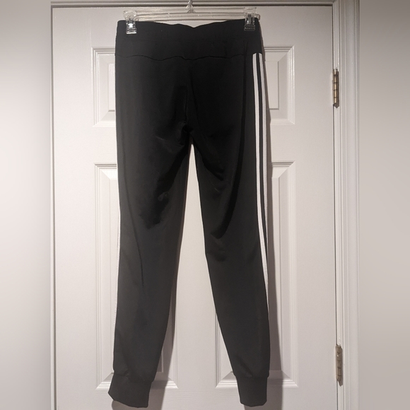 Preowned Women's S Adiddas Black Skinny Leg Trackpants - Picture 2 of 3